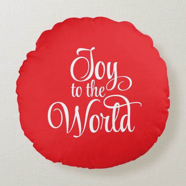 Holiday Round Cushion (Front)