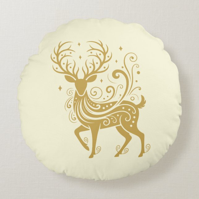 Holiday  round cushion (Front)