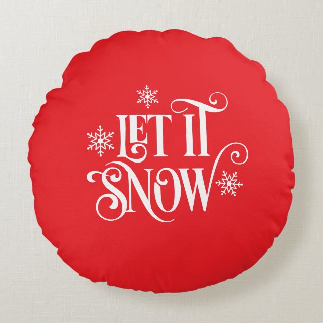 Holiday Round Cushion (Front)