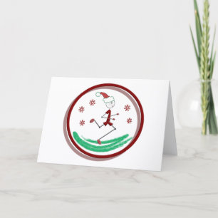 Holiday Runner Guy Card