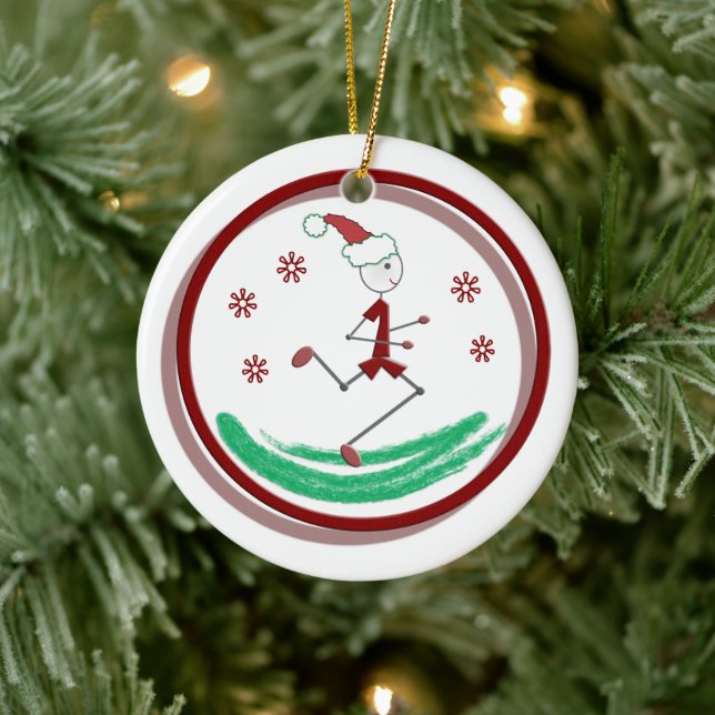 Holiday Runner Guy Ornament (Tree)