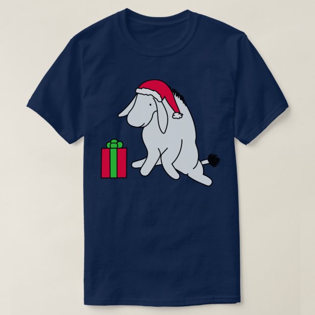 Holiday Sad Donkey  T-Shirt (Design Front)