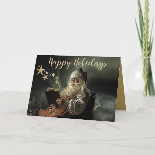 Holiday Santa Claus Card (Front)