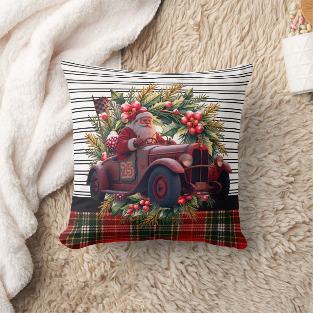 Holiday Santa Decor Cushion (Blanket)