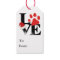 Holiday Santapaws -Paw Print in Christmas LOVE
