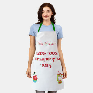 Holiday School Cupcake Decorating Contest Apron