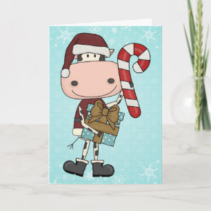 Holiday Season Gifts - Cow Thank You Card