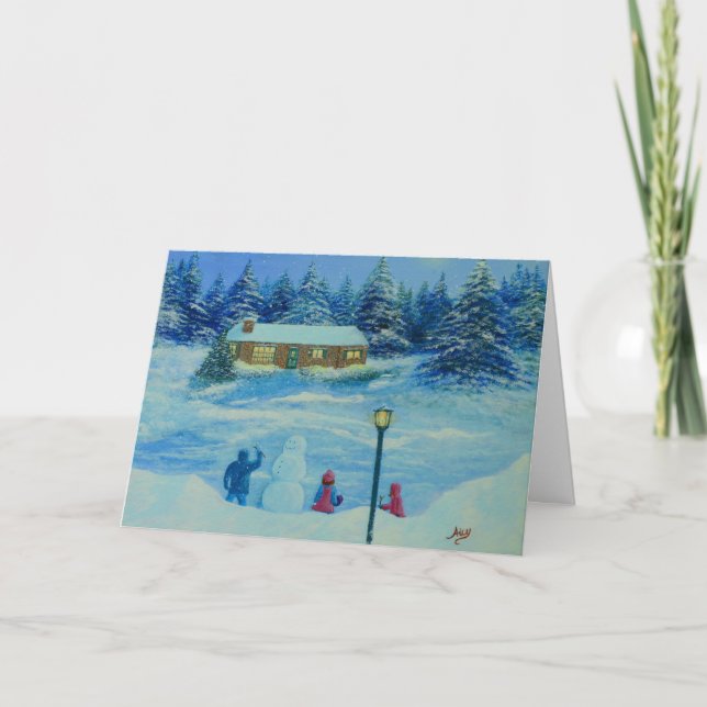 "Holiday Season" Greeting Card (Front)