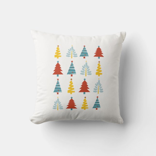 Holiday Season, Merry Christmas, Christmas Tree Cushion (Front)