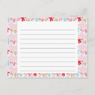 Holiday Season Recipe Card