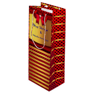 Holiday Season Wine - New Year Wine Gift Bag