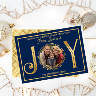 Holiday Season Wishing You Peace Love and Joy Card