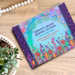 Holiday Seasonal Pretty 2024 Inspirivity Occasion  Calendar