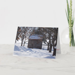 “Holiday Shed" Christmas Card