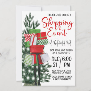Holiday Shopping Event Invitation