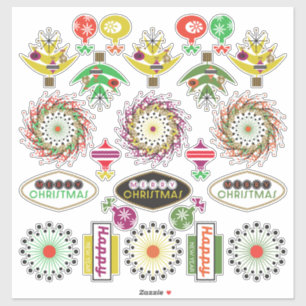 Holiday Signs Cut-out Stickers