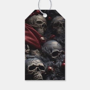 Holiday Skull Gift Tag