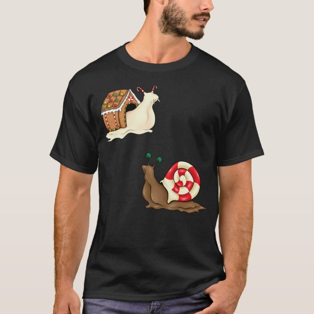 Holiday Snail Friends T-Shirt (Front)