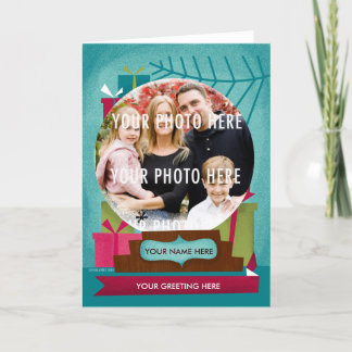 Holiday Snow Globe : A Custom Photo Holiday Card