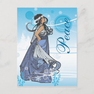 Holiday Snow Queen Postcard