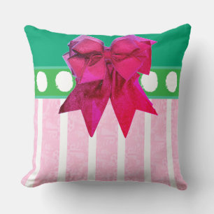 HOLIDAY SNOWBALL CUSHION