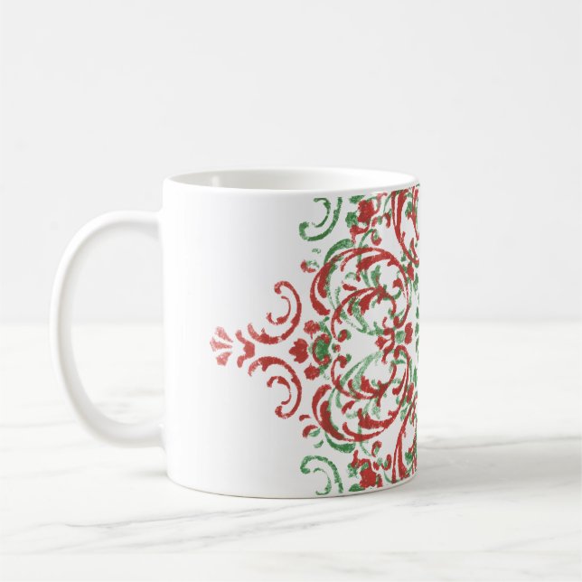 Holiday Snowflake Coffee Mug (Left)
