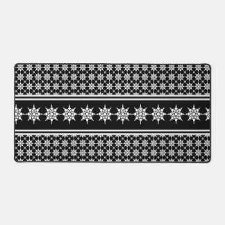 Holiday Snowflake Pattern Winter Theme Christmas Desk Mat