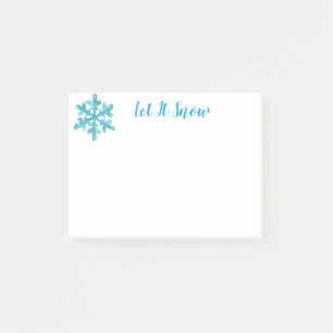 Holiday Snowflake Post it Notes