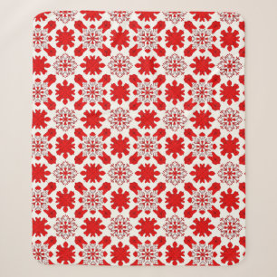 Holiday Snowflake Theme For Winter Gift Sherpa Blanket
