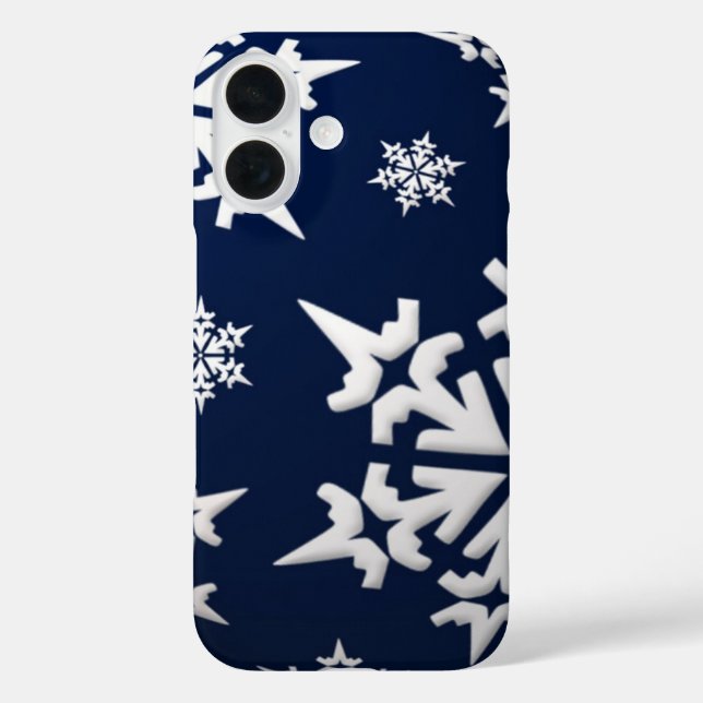 Holiday Snowflakes Case-Mate iPhone Case (Back)