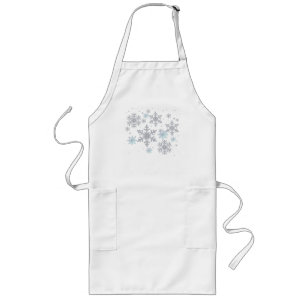 Holiday Snowflakes Chef Apron