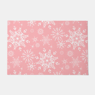 Holiday  Snowflakes Doormat