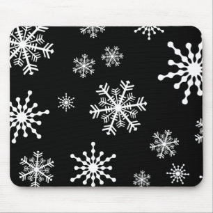 Holiday Snowflakes Mouse Pad