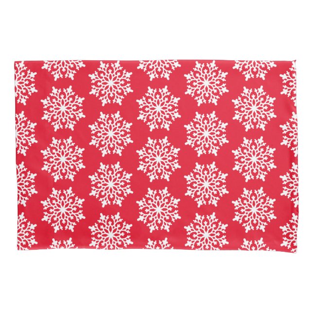 Holiday Snowflakes Pillowcase (Front)
