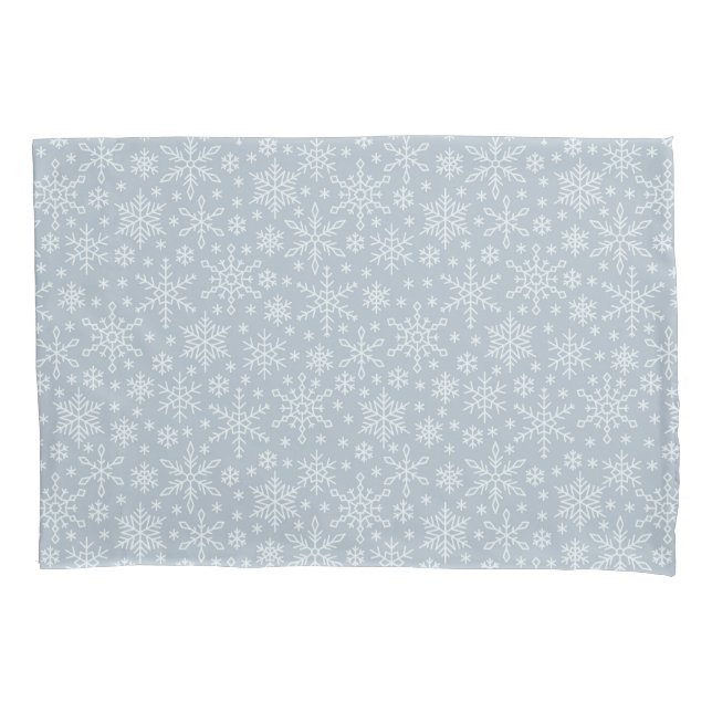 Holiday Snowflakes Pillowcase (Front)