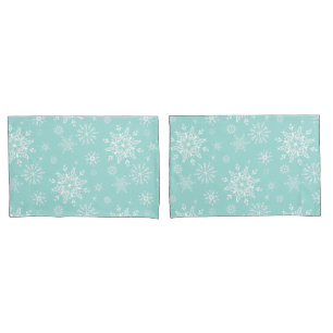 Holiday Snowflakes Pillowcase Set