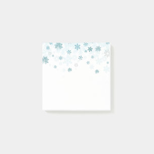 Holiday Snowflakes Post it Notes