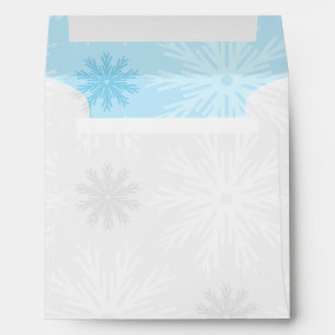 Holiday Snowflakes (square) envelope