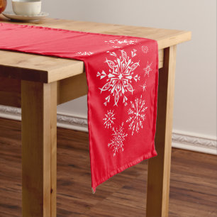 Holiday Snowflakes Table Runner