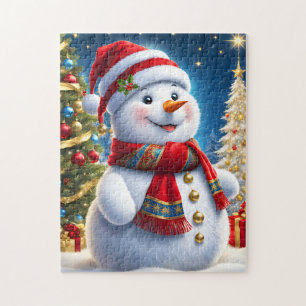Holiday Snowman Game Puzzle 