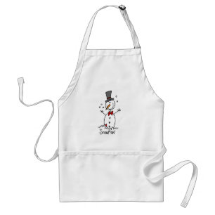 Holiday Snowman T-shirts and Gifts Standard Apron