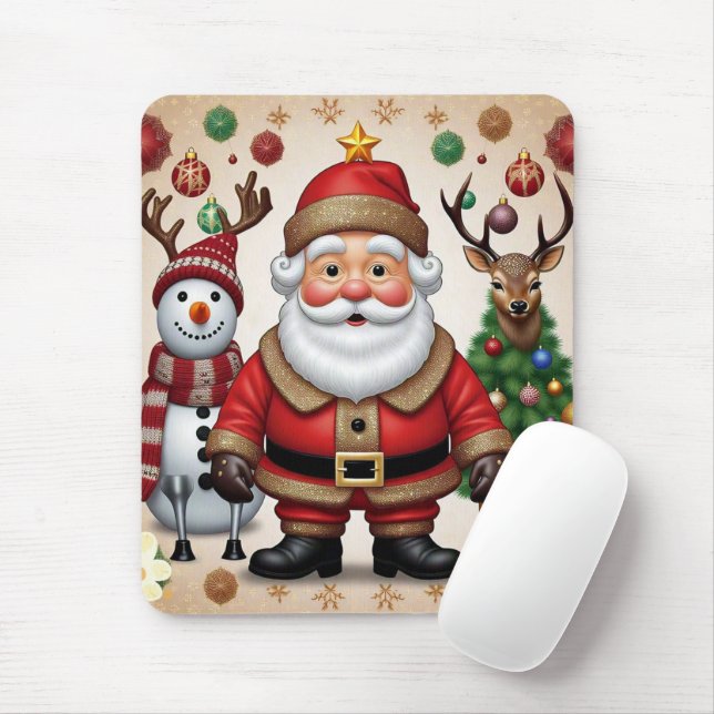 "Holiday Sparkle" Mouse Pad (With Mouse)