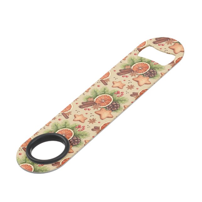 Holiday Spice Bottle Opener (Back Angled)