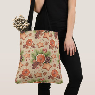 Holiday Spice Tote Bag