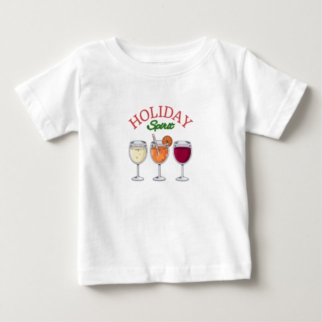Holiday Spirit Baby T-Shirt (Front)