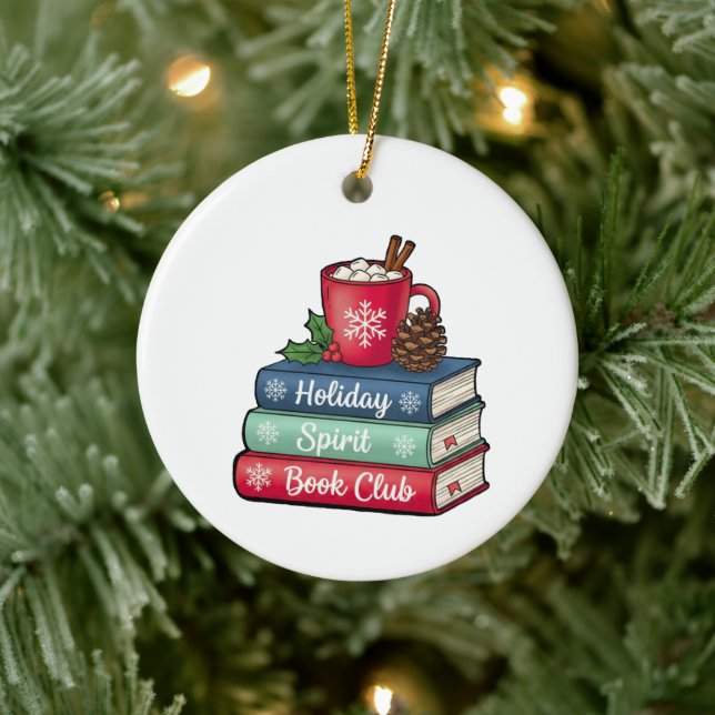 Holiday Spirit Book Club Ornament | Book Lovers (Tree)