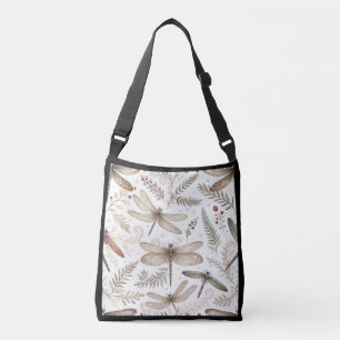 Holiday Spirit Dragonflies Crossbody Bag