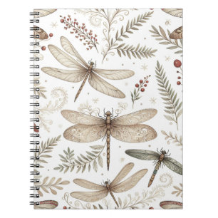 Holiday Spirit Dragonflies Notebook