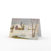 Holiday Spirit Happy Holidays card