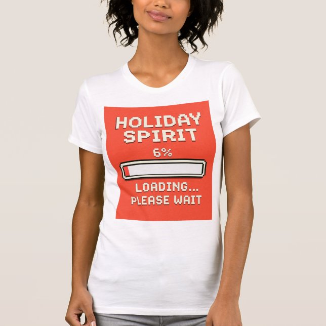 Holiday Spirit Loading Bar T-Shirt (Front)